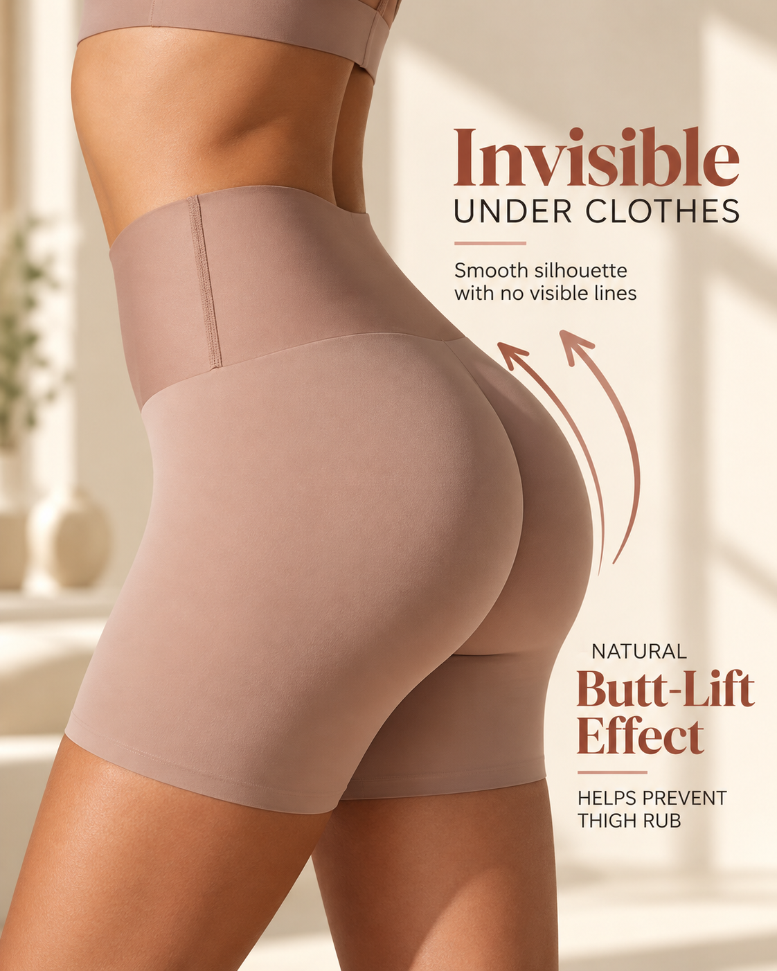Tuck-N-Lift Seamless Slip Short